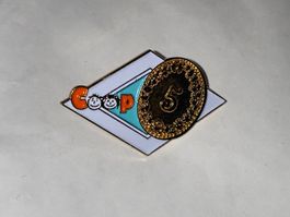 Pin's -  Coop 5 centimes - collector, vintage été!
