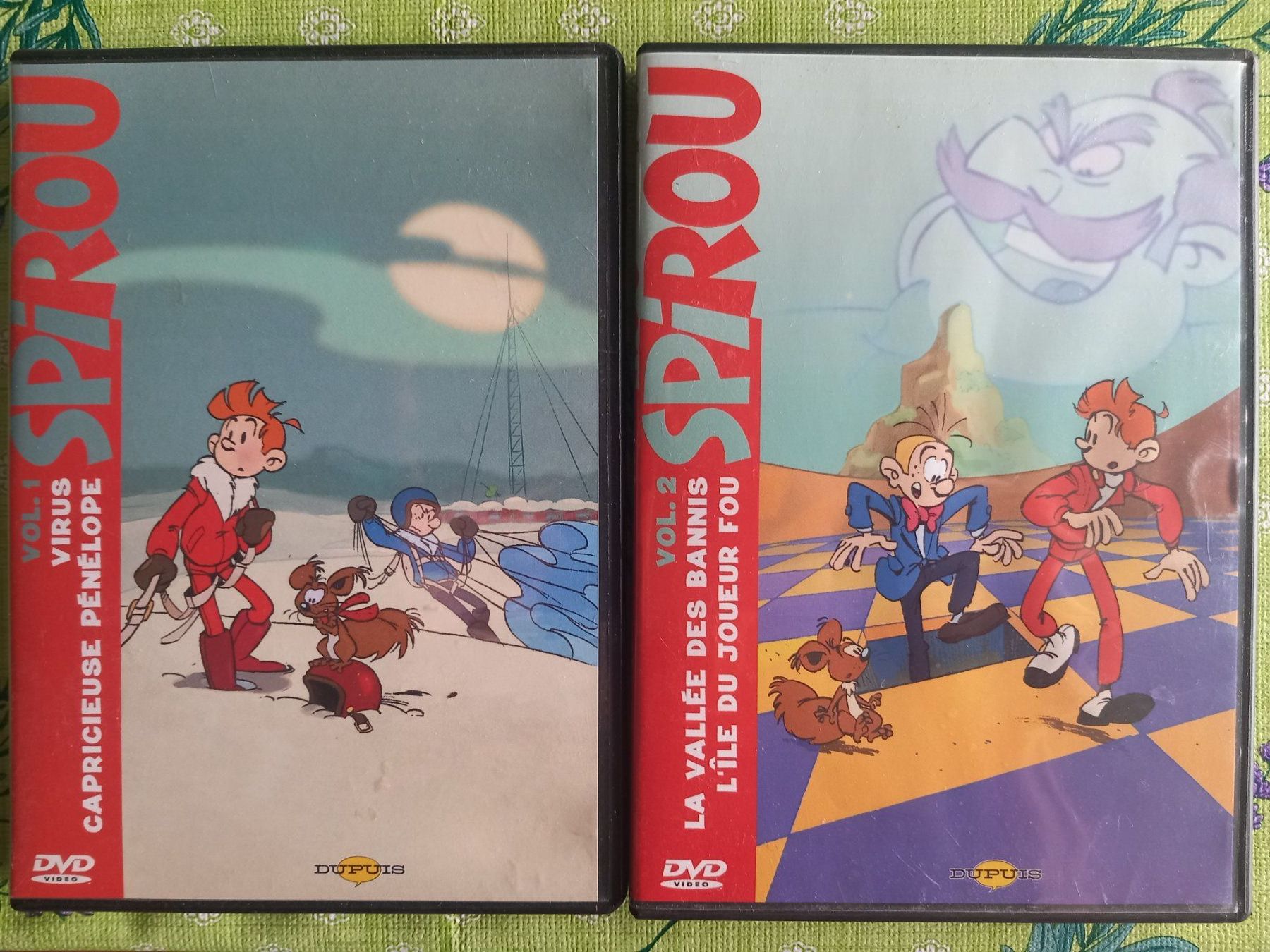 Alle DVDs: 2 DVD  Spirou Vol. 1 et Vol. 2 – Gebraucht aus Bernex von casimali