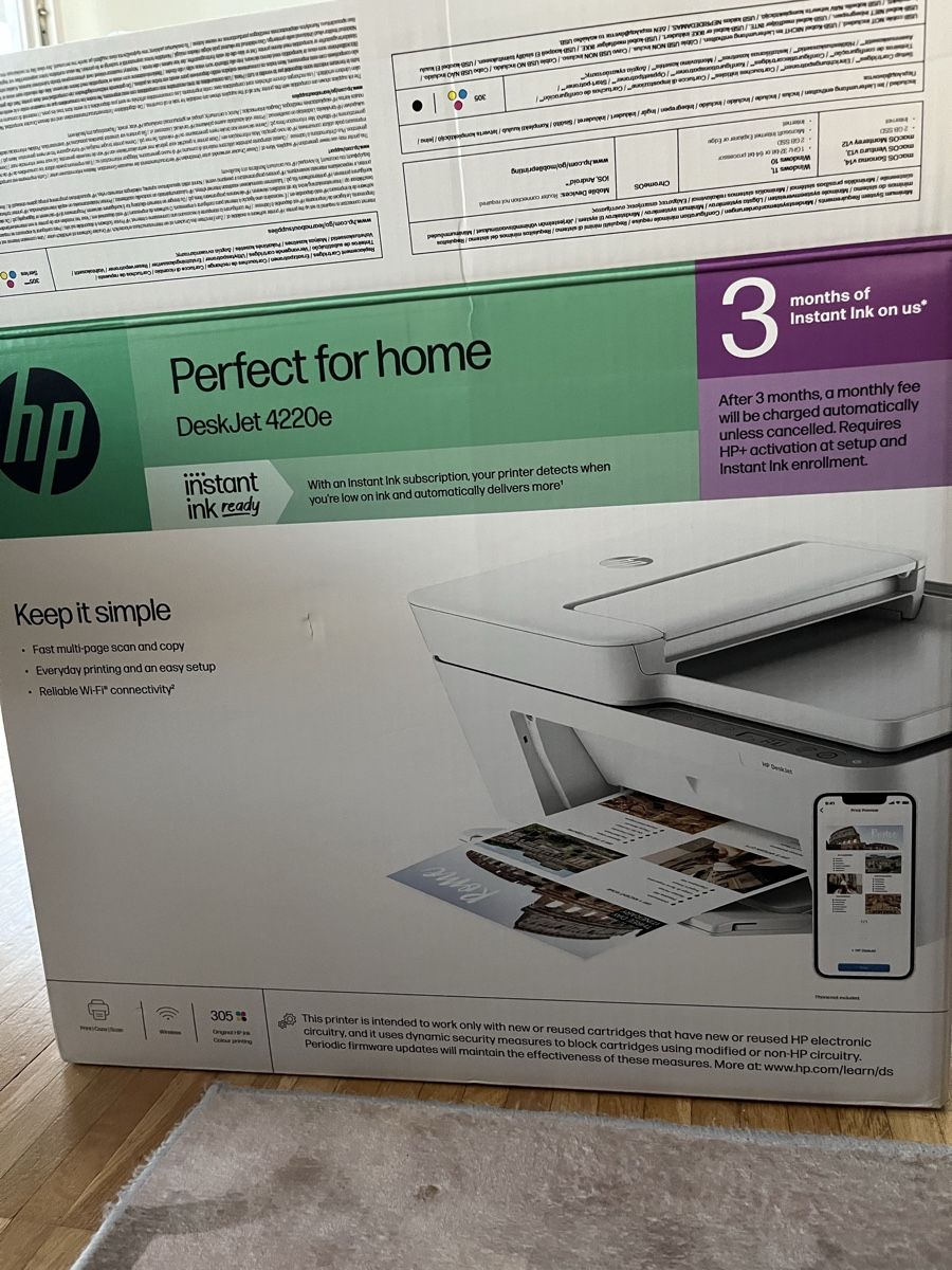Hewlett Packard Drucker: Drucker Deskjet 4220e, neu, Originalverpackung – Gebraucht aus Kloten von Mianan88 6