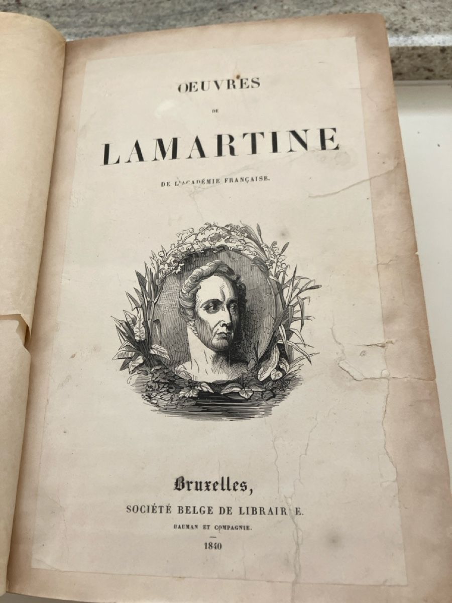 Libri: Oeuvres de Lamartine, 1840 – Usato da losone venduto da china06 1