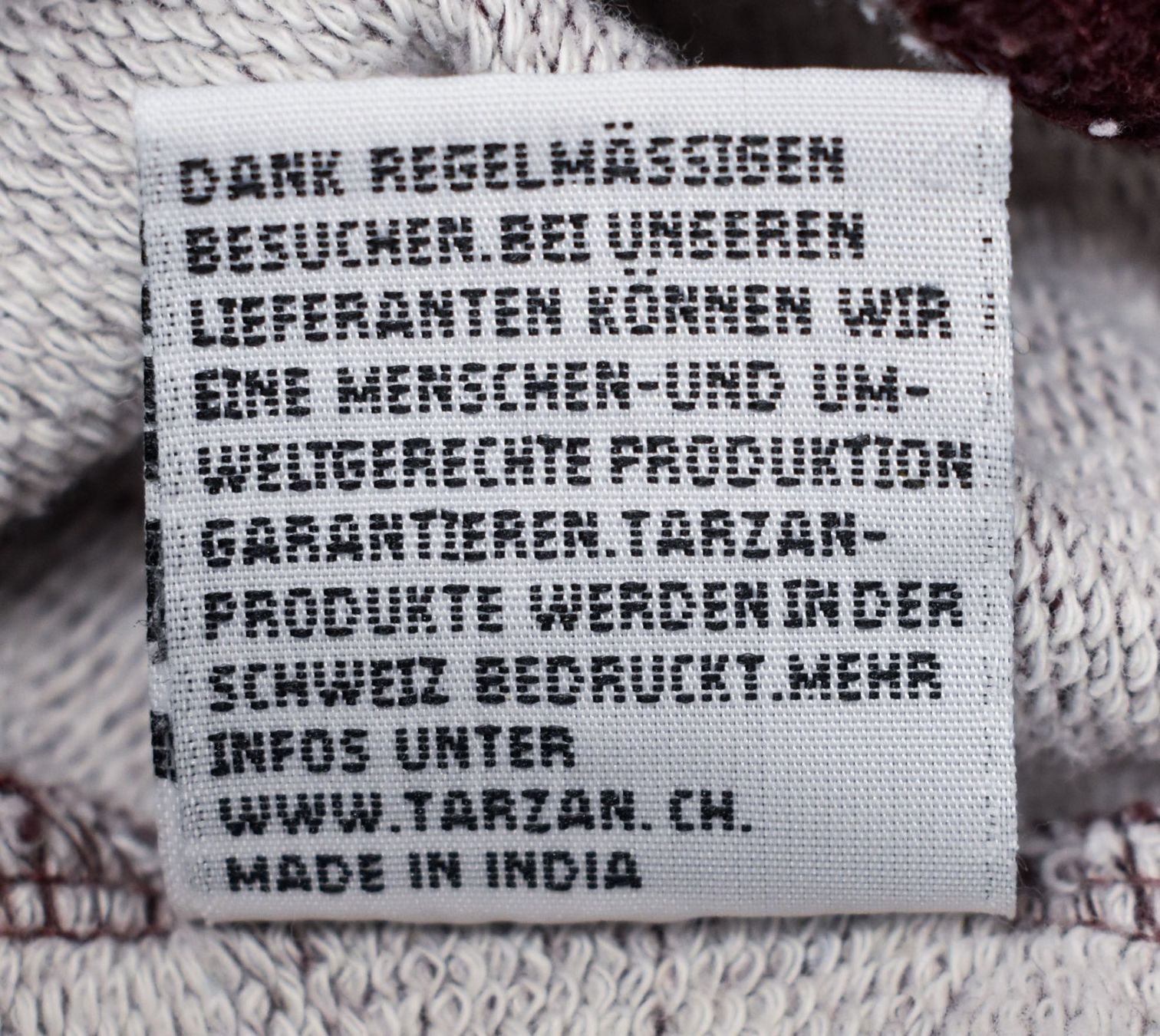 Pullover & Sweatshirts: Tarzan Pullover Damen bordeauxrot meliert 100% Bio Baumwolle – Gebraucht aus Biel/Bienne von tim_pww5 6