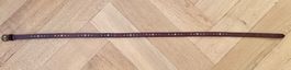 Ceinture en cuir marron A&F, clous, boho chic
