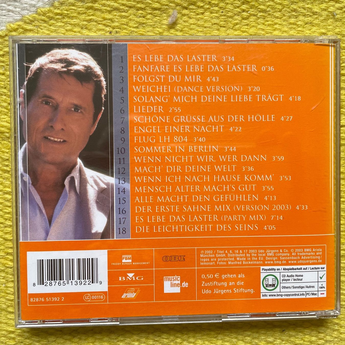 CD: UDO JÜRGENS-ES LEBE DAS LASTER – Usato da Rorschacherberg venduto da CD-Roli 1