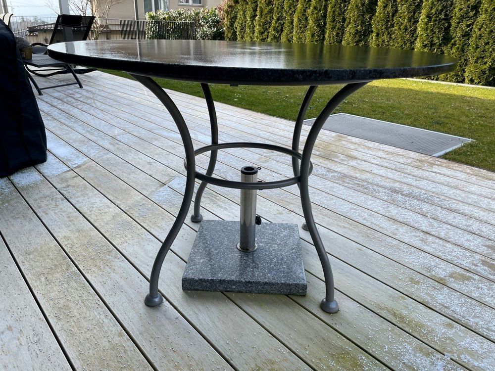 Garten Granittisch rund Kaufen auf Ricardo