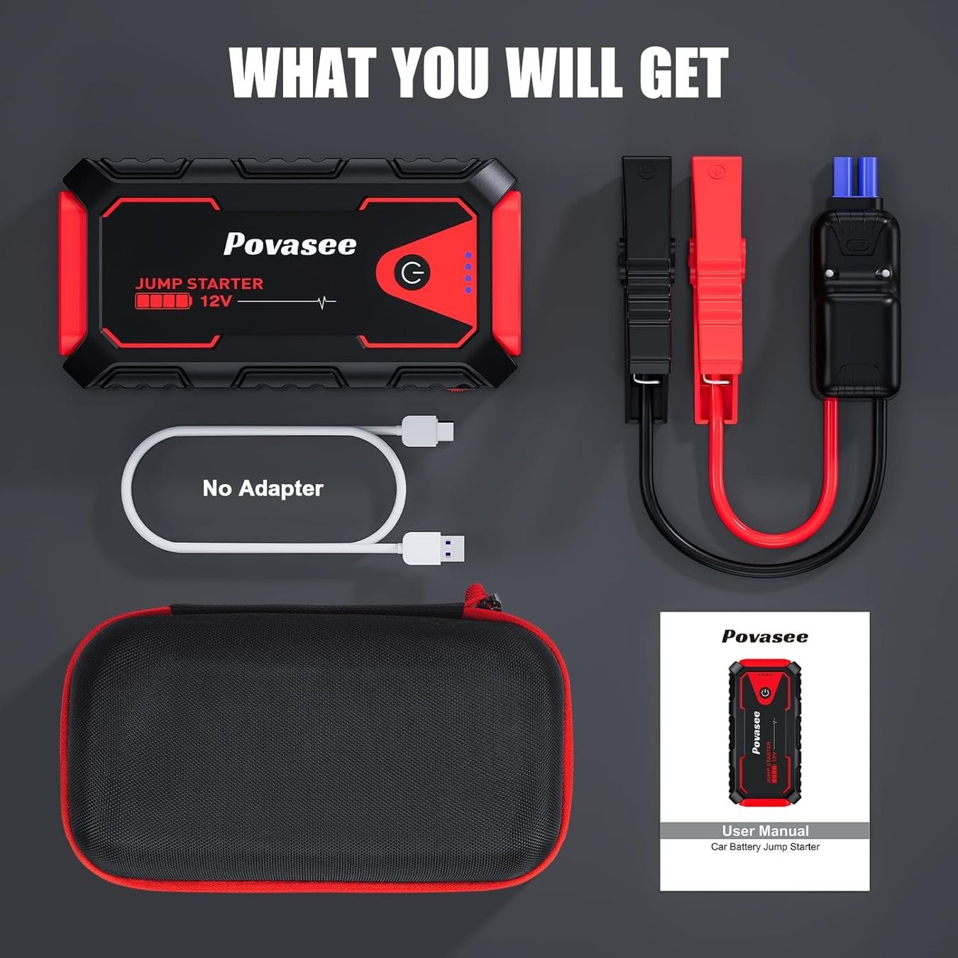 Caricabatterie: Auto Starthilfe Powerbank 5000A Jump Starter 12V Akku – Nuovo e nell'imballaggio originale da Neuhausen venduto da apo_zn9s 6