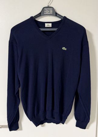 Lacoste Pullover V-Ausschnitt dunkelblau