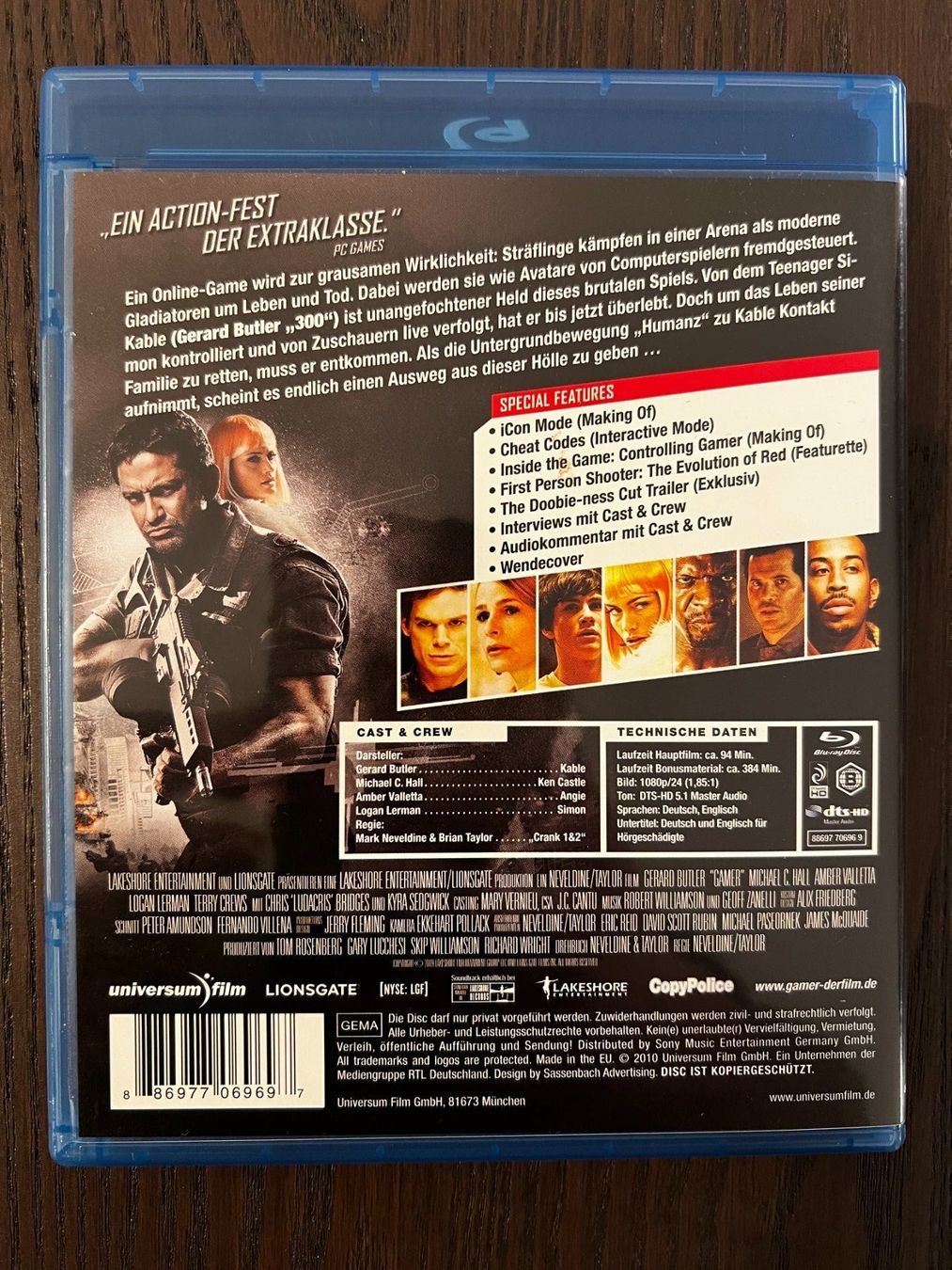 Tous les DVDs: Gamer – D'occasion à Zürich par Blu-ray_ZH 1