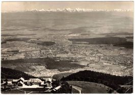 Weissenstein - Kurhaus mit Sessellift  Luftaufnahme Swissair