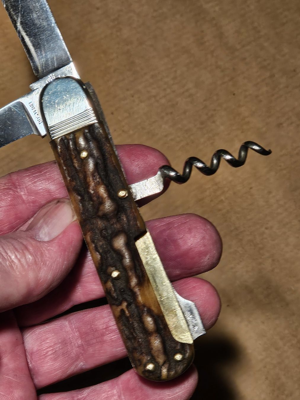 Hubertus Coltelli tascabile: HUBERTUS JAGD KLAPPMESSER ALT. – Nuovo (secondo la descrizione) da Maschwanden venduto da OliverM05 1