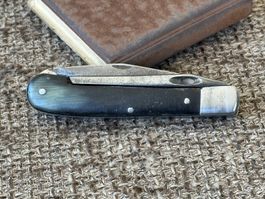 Antikes Sackmesser mit langer Ahle Horngriff RAR