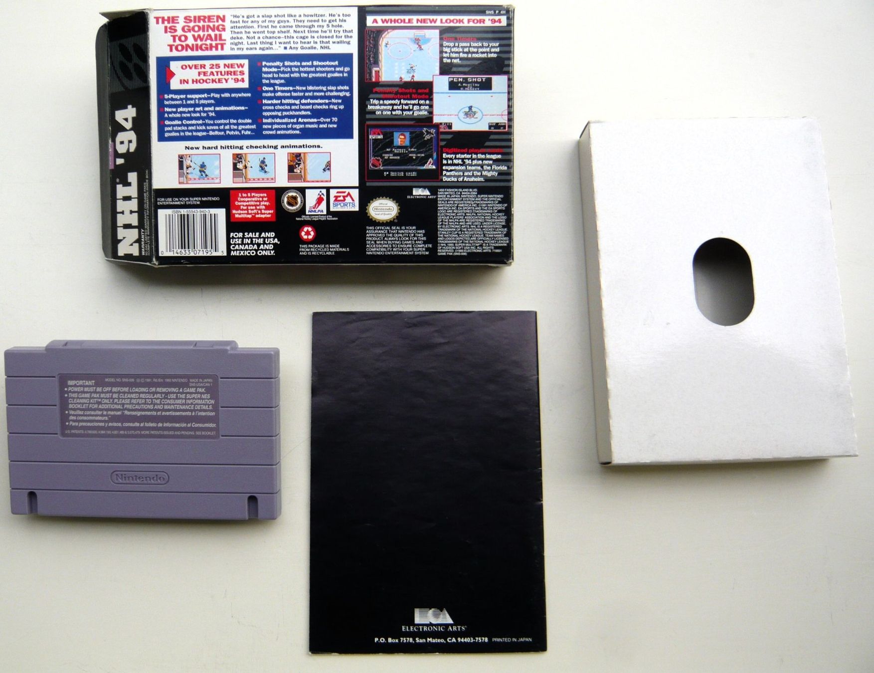 Nintendo Giochi: SNES: NHL 94, Boite & Notice – Usato da Onex venduto da Jaguar1986 4