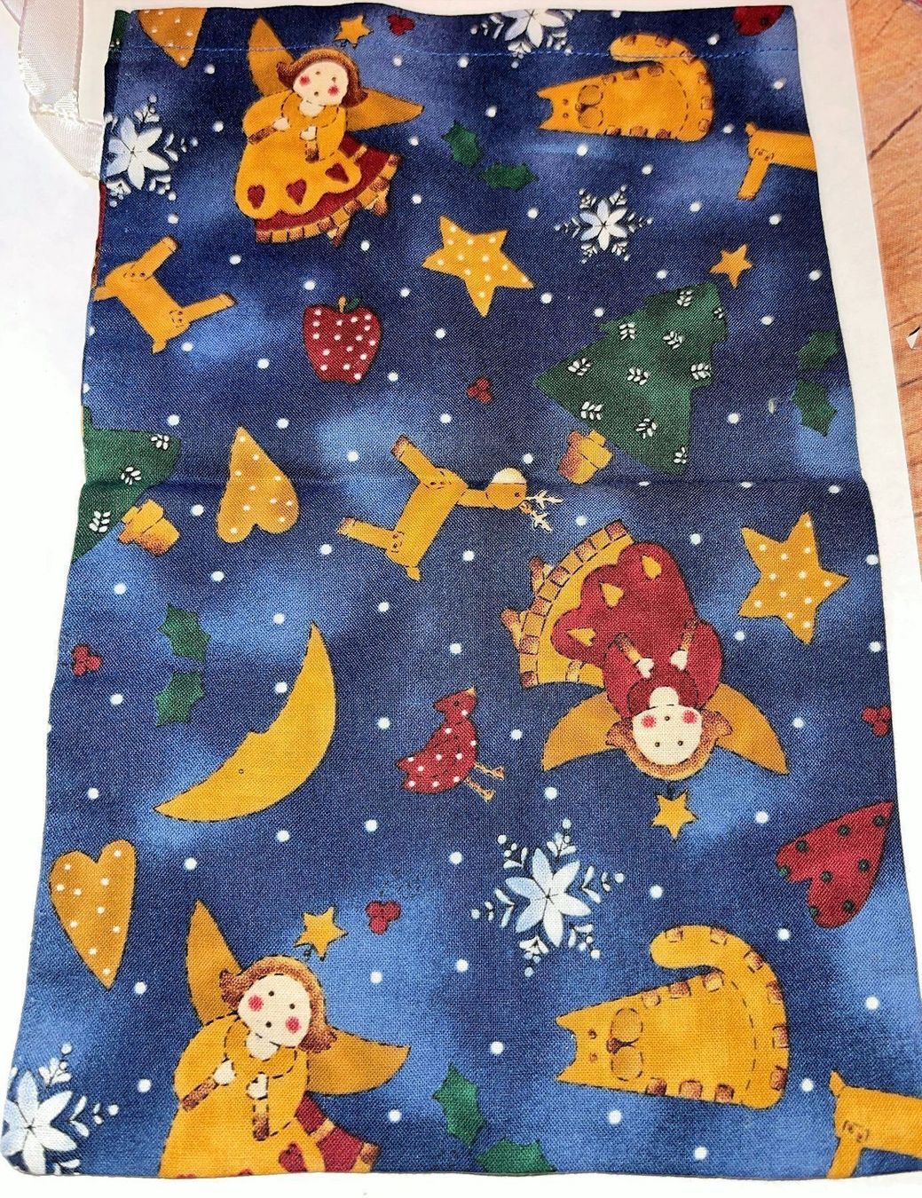 Tutte le decorazioni: Nikolaussack aus Stoff Buntebilder Nr.2 – Nuovo (secondo la descrizione) da Lutzenberg venduto da Truhe 1