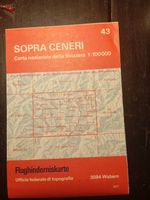 Sopra Cenèri Landeskarte 1:100000 für Wanderer 43