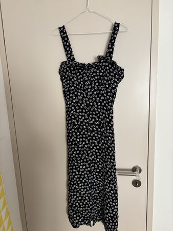 Sommerkleid Blümchenmuster Gr M, leicht & luftig 