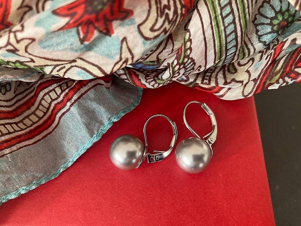 Orecchini pendenti & Orecchini a lobo: Perlohrringe silber, Modeschmuck – Usato da St. Gallen venduto da jbr_q7tx 1