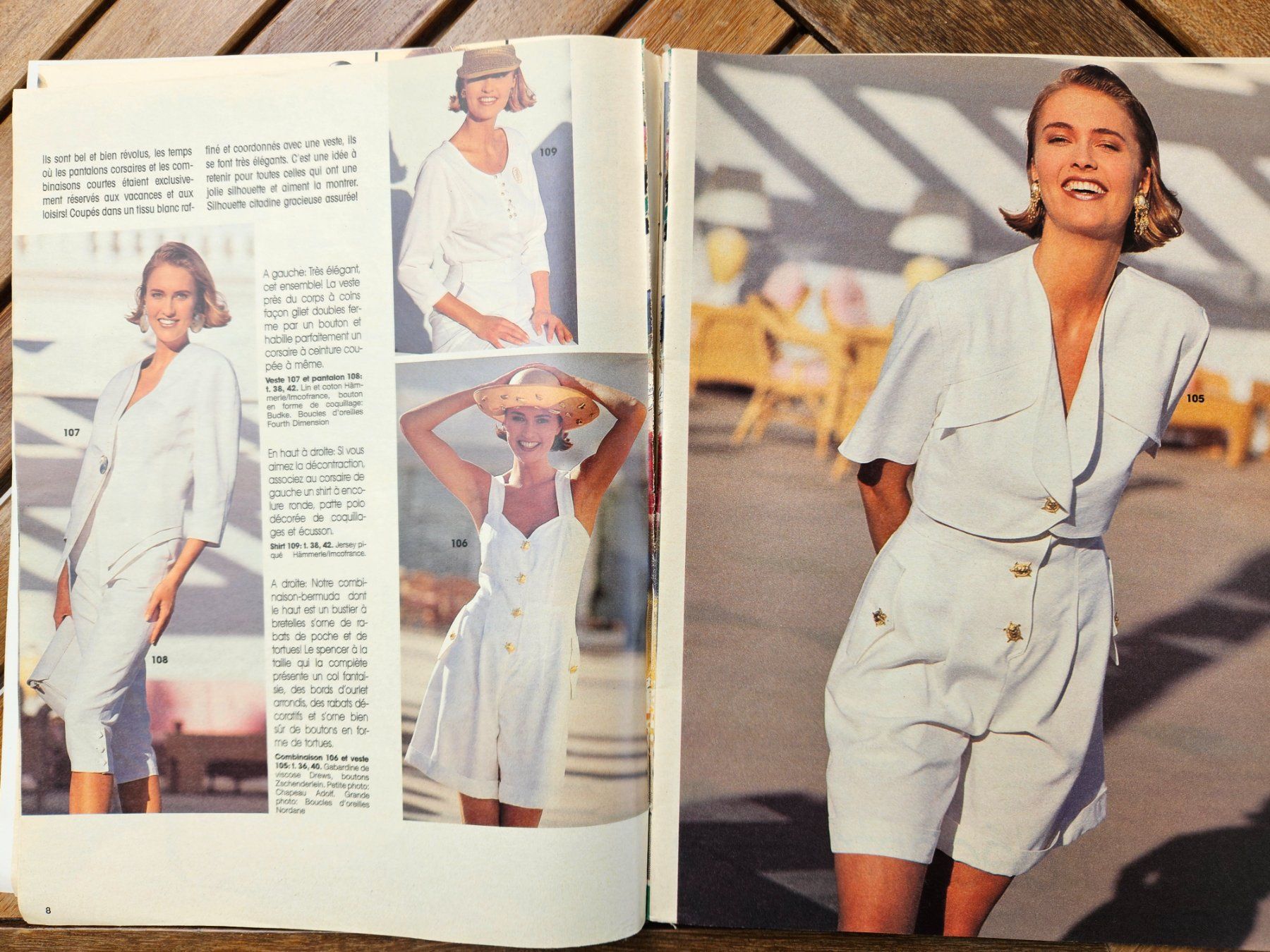 Schnittmuster: Burda juin 1990 / tout pour les vacances – Gebraucht aus Lausanne von tal_01 3