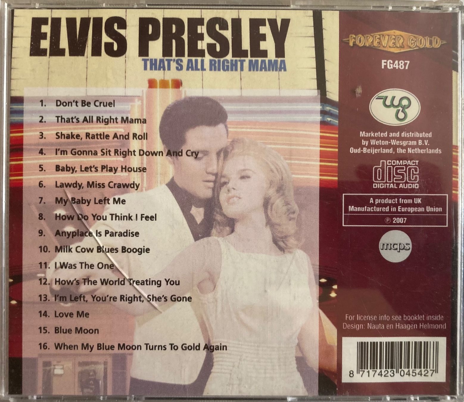 CD: ELVIS PRESLEY - THAT'S ALL RIGHT MAMA – Usato da Poliez-Pittet venduto da Newtown-Records 1