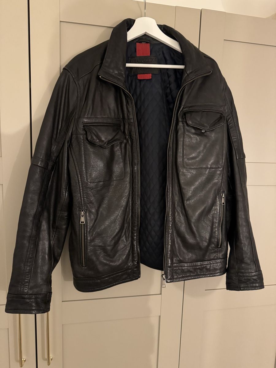 Giacche: Braune Herren Lederjacke Grösse M – Usato da Belp venduto da ch1999 3