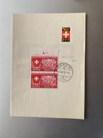 PTT Faltblatt Landi 1939 mit Abarten