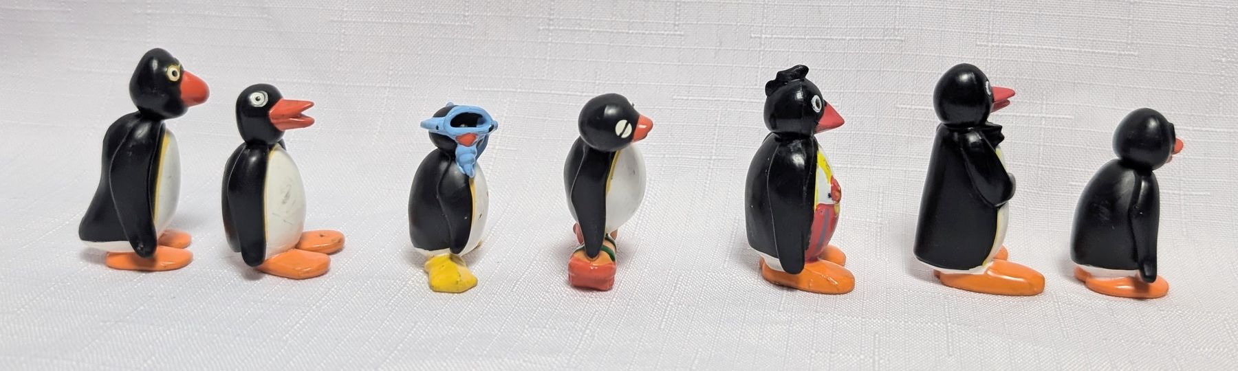 Statuette: 7x Vintage Pingu Sammel Figuren – Usato da Wängi venduto da ABIZONE-86 2