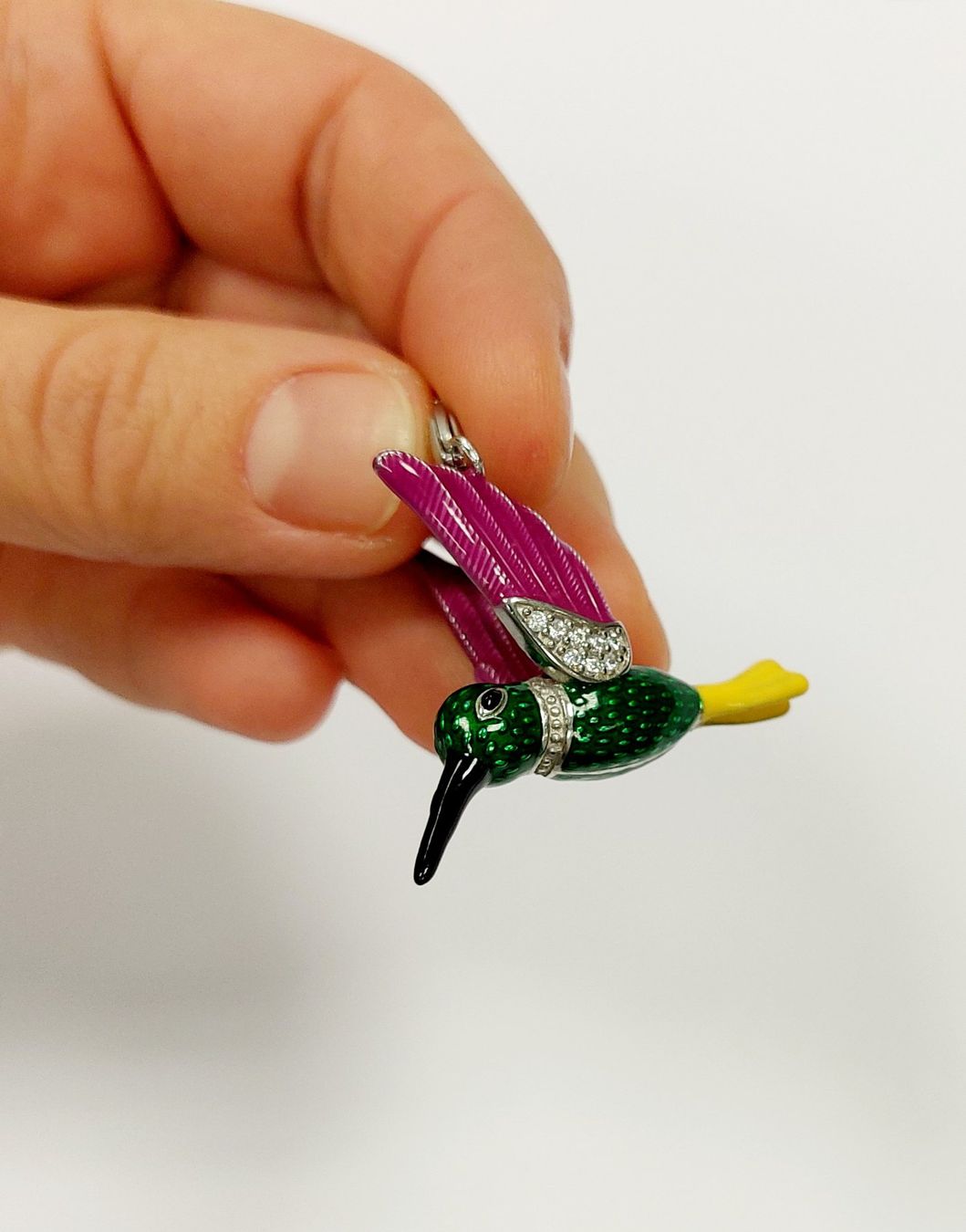 Ciondoli: NEU Grosse Kolibri Anhänger Silber 925 – Nuovo (secondo la descrizione) da Madetswil venduto da triforuz 6