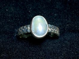 925 Silber Ring - echte Süsswasserperle