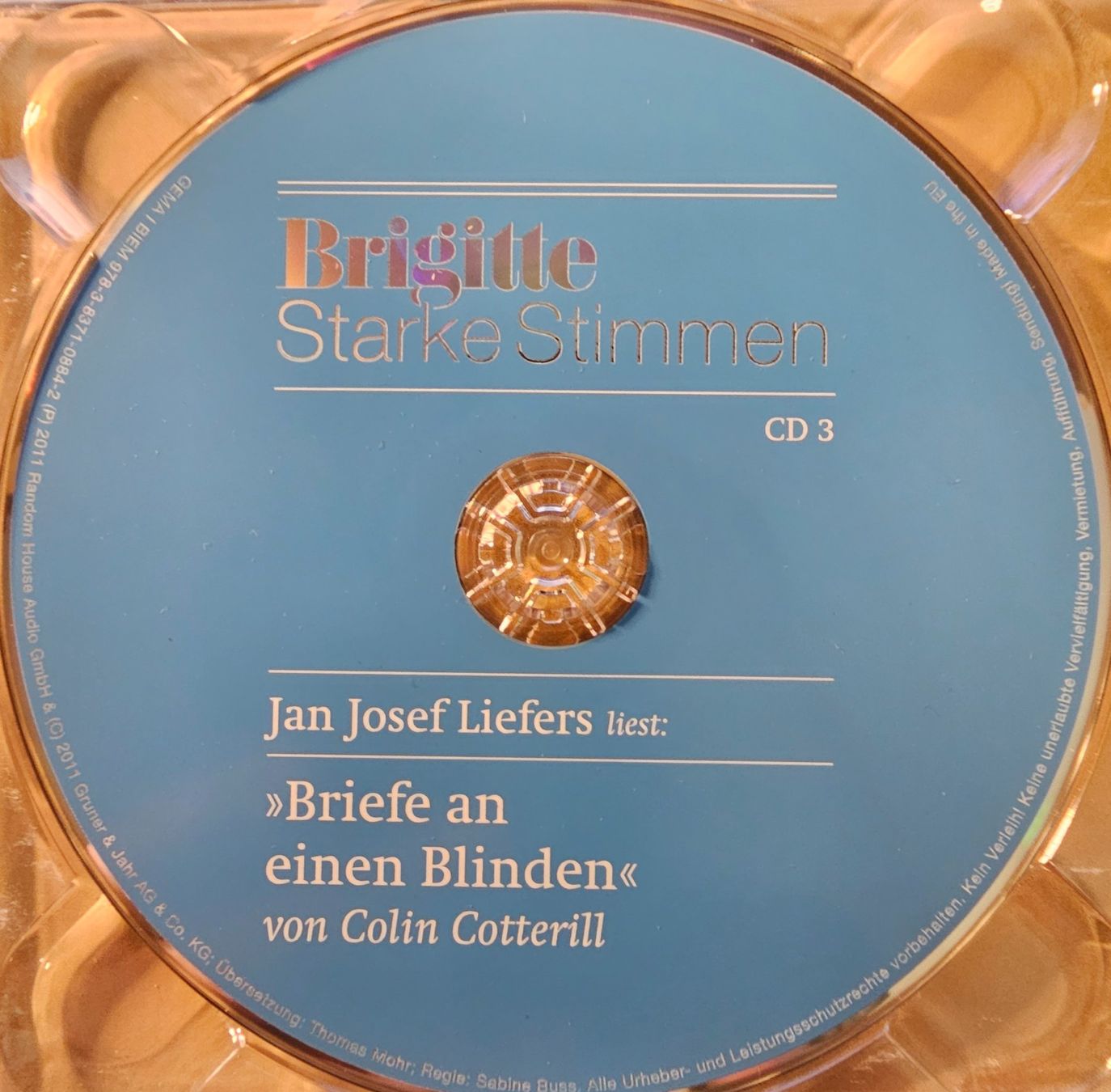 Audiolibri: Brigitte Starke Stimmen - Briefe an einen Blinden – Usato da Wahlen b. Laufen venduto da Cg10 3