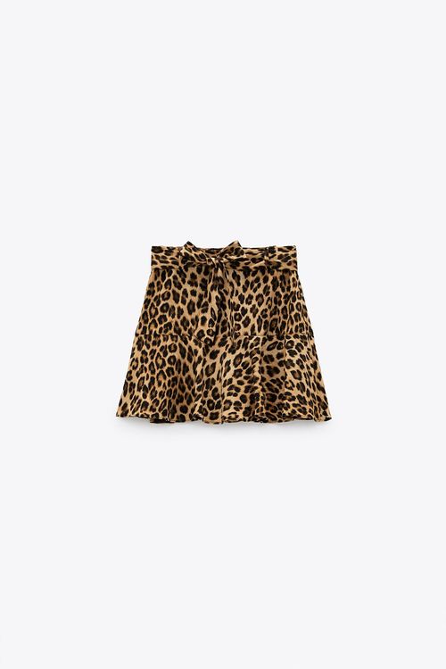 Gonna animalier sale zara