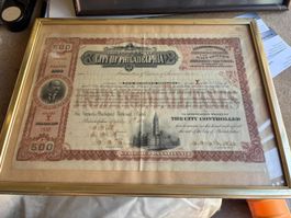 2 Wertpapiere City of Philad. 1912 und Ford 1919