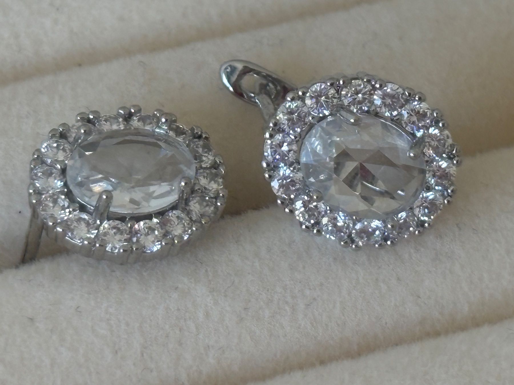 Orecchini pendenti & Orecchini a lobo: Luxus Elegante  Ohrstecker Ohrschmuck  Farbe:Silber – Nuovo (secondo la descrizione) da Biel-Bienne venduto da Roserosse13 3