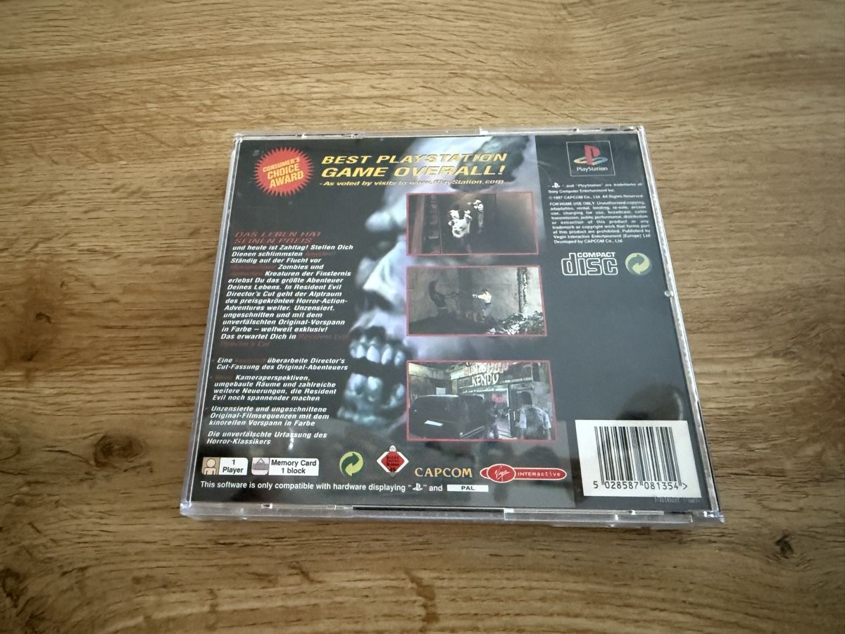 Sony Giochi: Resident Evil Director's Cut, PS1, Deutsche Version – Nuovo (secondo la descrizione) da Wetzikon ZH venduto da Rap_vh2l 3