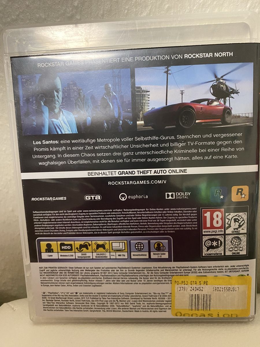 Giochi: PS3 Grand Theft  Auto V – Usato da Neuenhof venduto da teo_rrv9 1