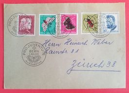 B194) 1953, Pro Juventute FDC Kt. 80.-