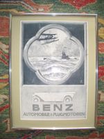 ,Aviatik BENZ Flugmotoren und Automobile Reklame? von 1916