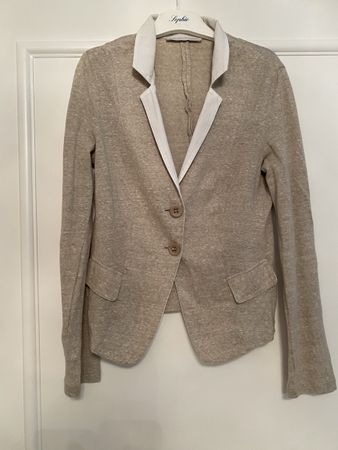 FABIANA FILIPPI Blazer Leinen Mischung Beige Grösse S