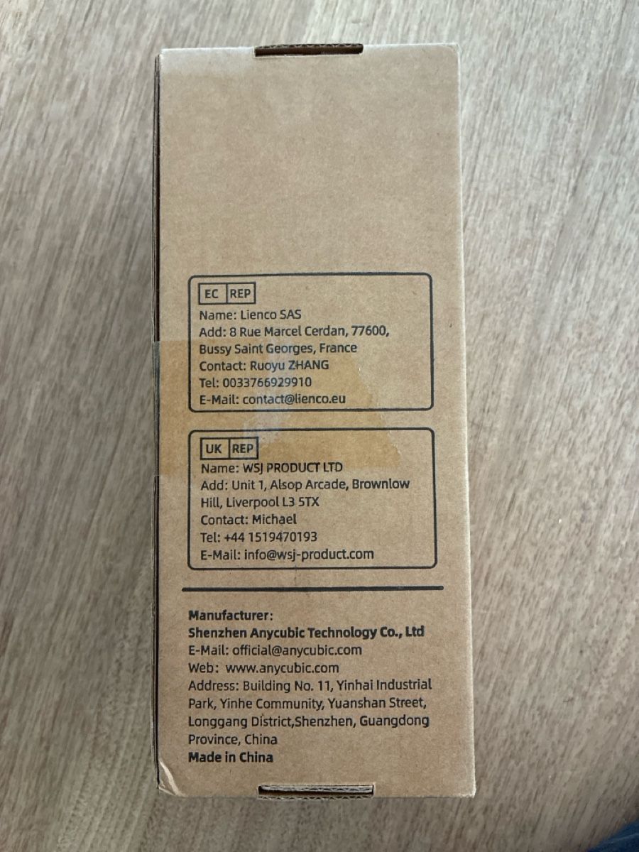 Anycubic Stampanti 3D: Anycubic Harz für 3d Drucker – Nuovo e nell'imballaggio originale da Rüttenen venduto da fch_6gfj 1