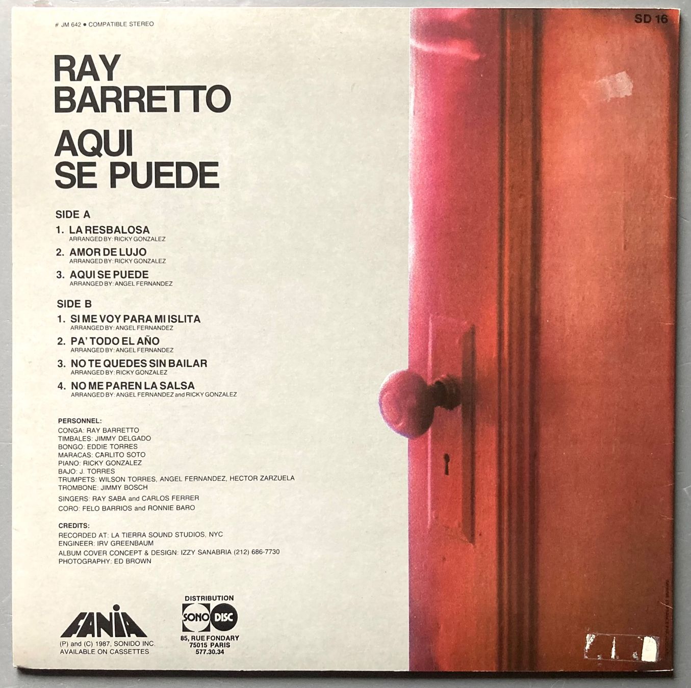 Vinyles: RAY BARRETTO - AQUI SE PUEDE – D'occasion à Poliez-Pittet par Newtown-Records 1