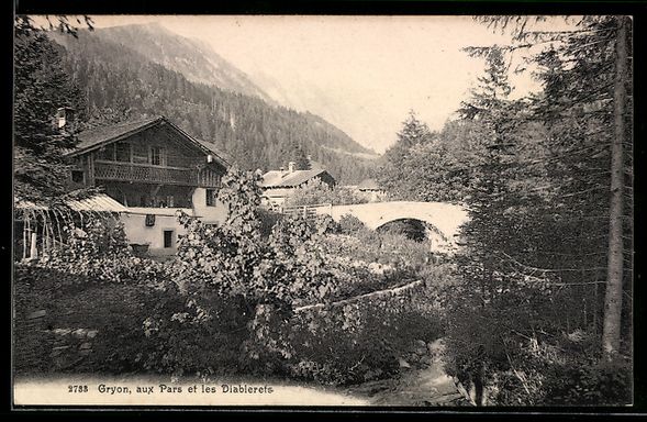 Ansichtskarten: AK Gryon, Aux Pars et les Diablerets – Gebraucht aus Berlin von bartko-reher