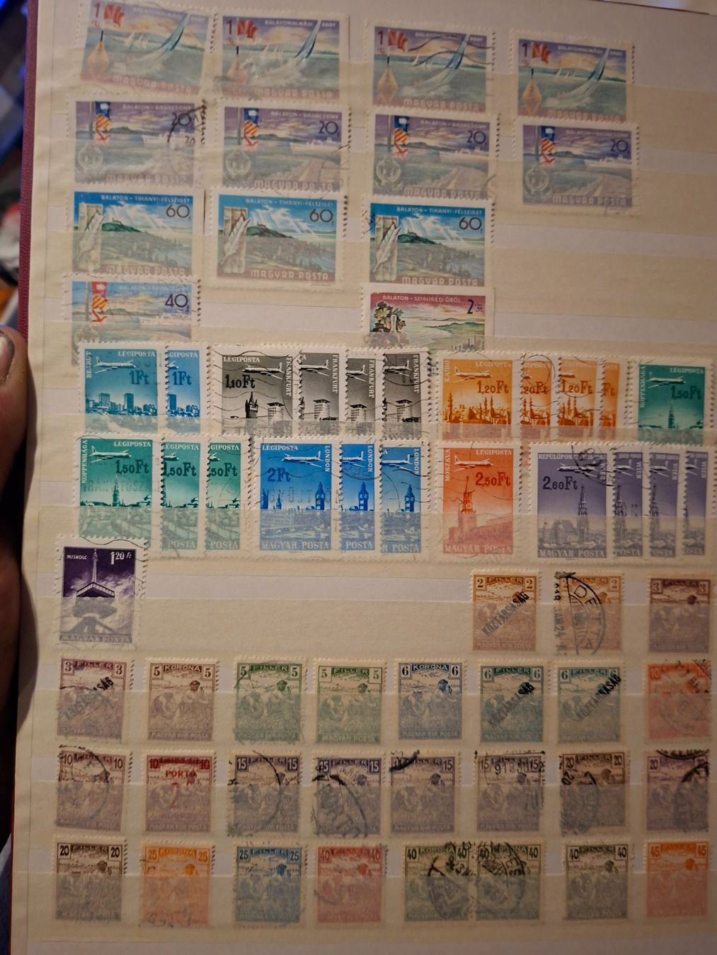 Tous les timbres: Briefmarkensammlung Ungarn – D'occasion à Balgach par SIMEON27 2