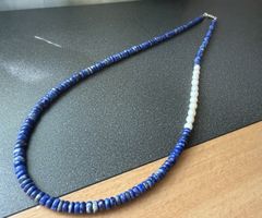 💎 Neue Unikat – Lapislazuli & Süßwasserperlen