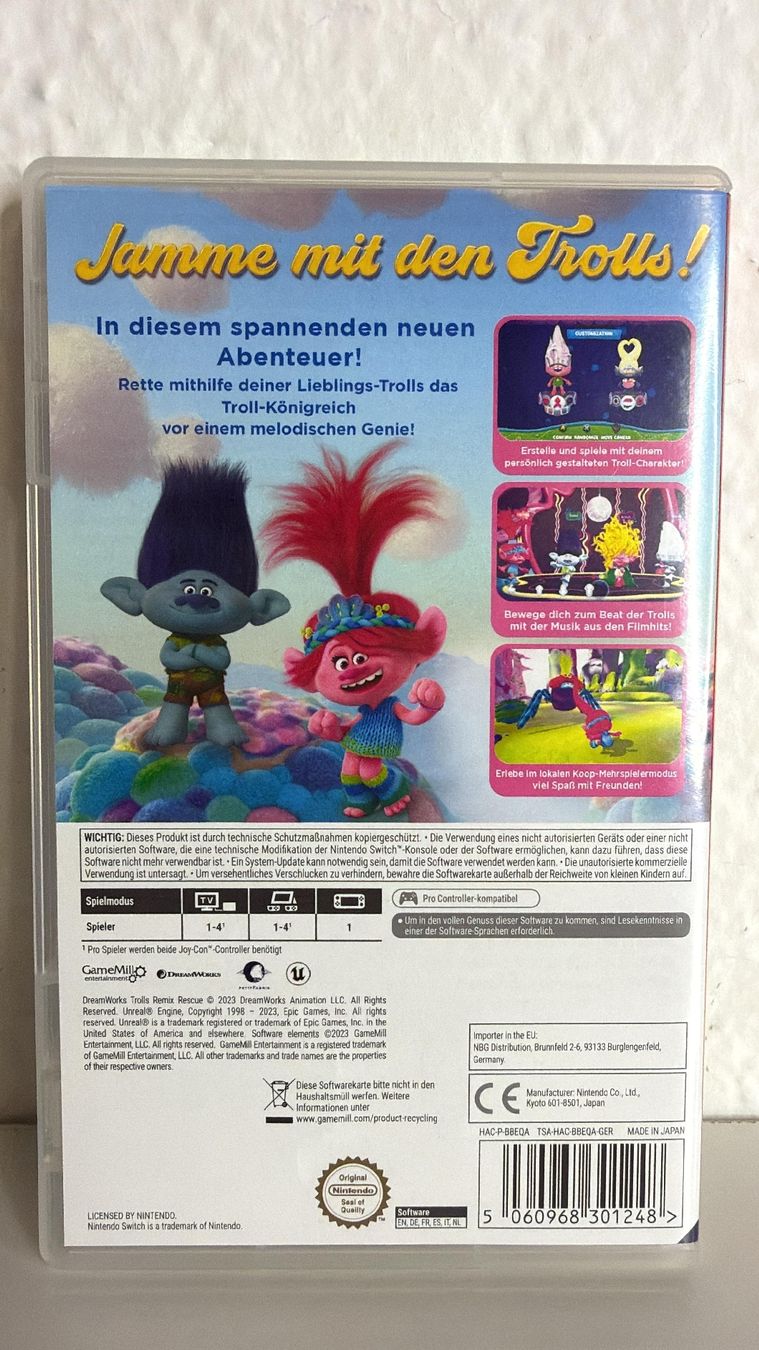 Spiele: Nintendo Switch Trolls Remix Rescue – Gebraucht aus Ehrendingen von lax21 1