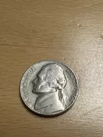 Münze USA 5 Cents Jefferson Nickel Jahrgang 1964 gebraucht