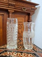 2 Vintage Kristall Vasen Set