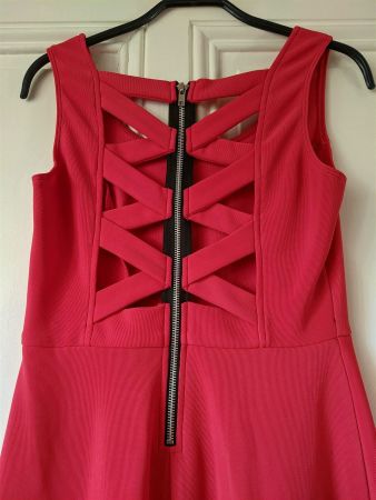 RUBY ROX : Originale robe rouge 34-36