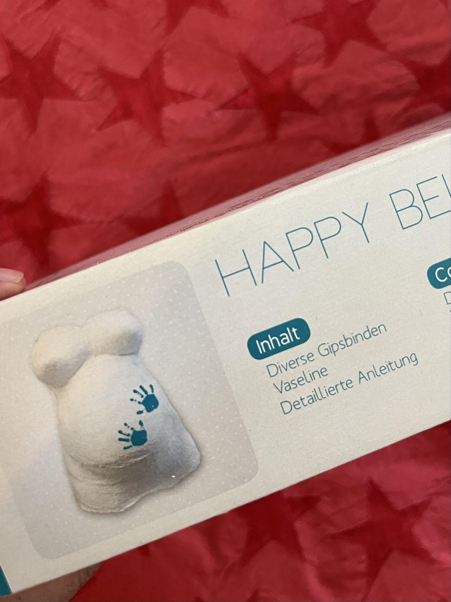 Glorex Kit bricolage: NEU! Happy Belly Gipsabdruck Set – Nuovo e nell'imballaggio originale da Basel venduto da JJ.Elena 1