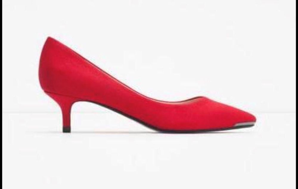 Escarpins Zara En Cuir Imprimé Reptile Pointure 37 - Occasion Très Bon état