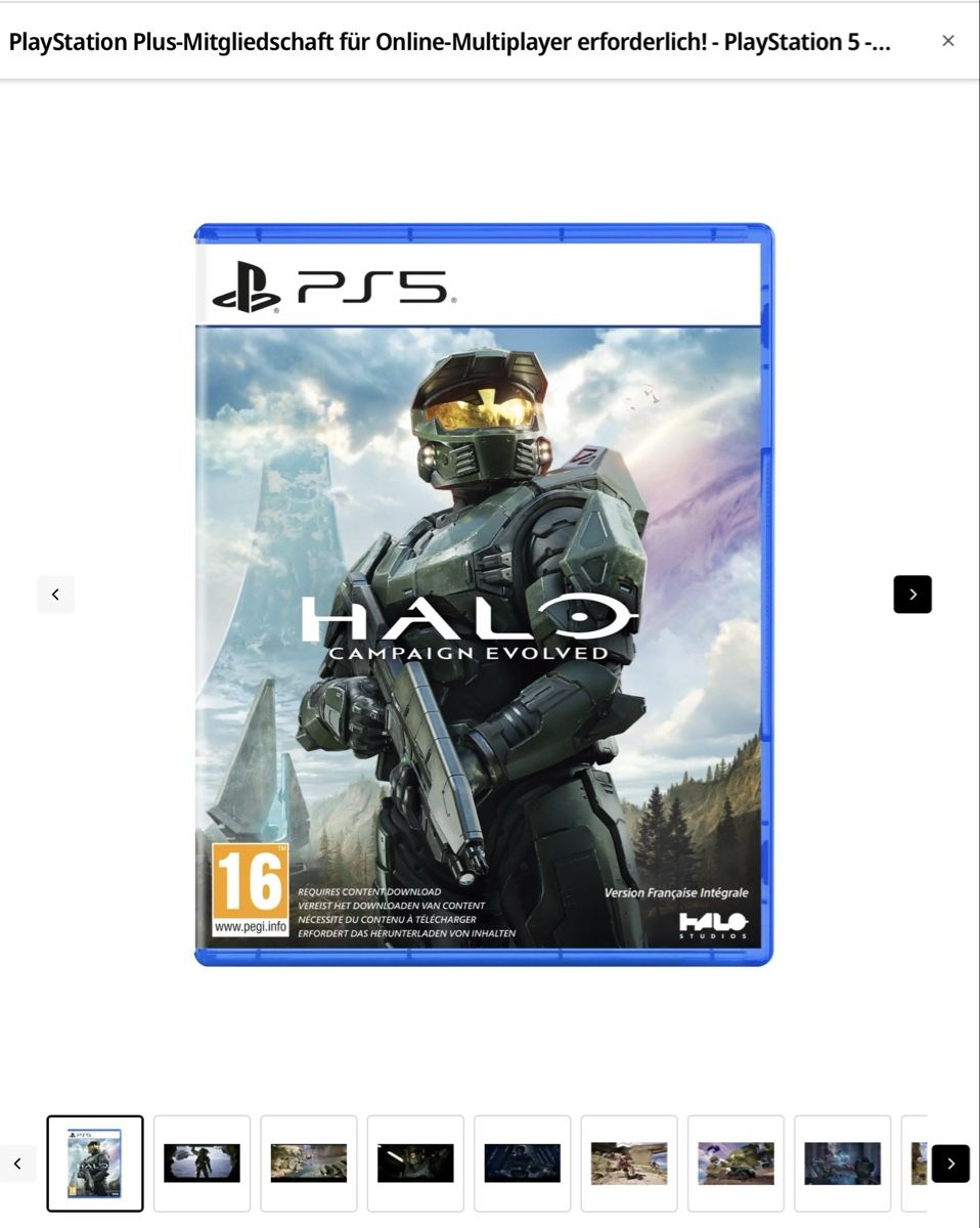 Sony Giochi: Halo Campaign Evolved PS5 neu und orginalverpackt – Nuovo e nell'imballaggio originale da Rüthi (Rheintal) venduto da Many2369