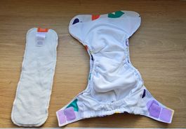 Stoffwindel Bambino Mio mit Einlage bunt guter Zustand