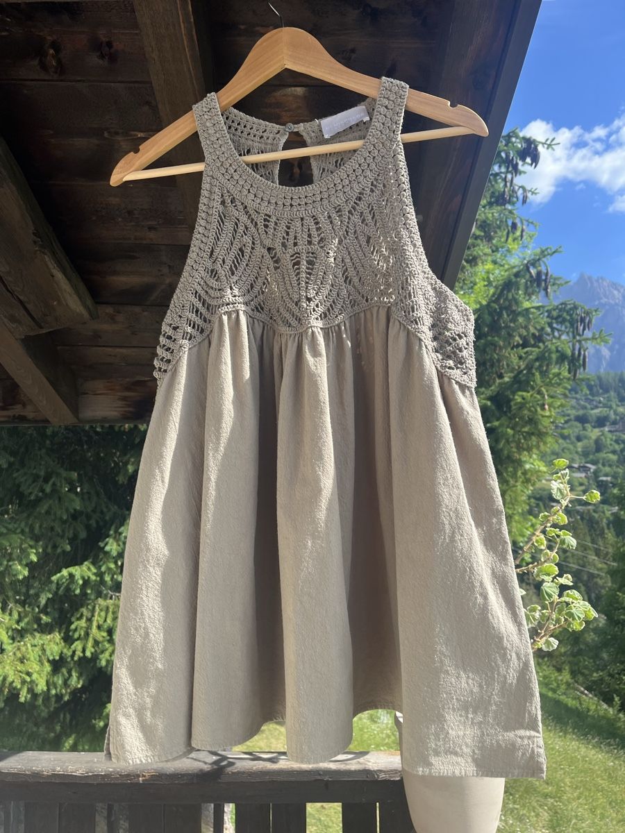 Hemisphere Top: Top en coton hémisphère Gr XL – Usato da Ovronnaz venduto da fra_n8h8 3