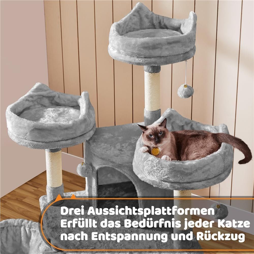 Arbres à chats: Katzenkratzbaum 174 cm, Katzenbaum Gross,  Hellgrau – Neuf avec emballage d'origine à Oberentfelden par Sch_md58 4